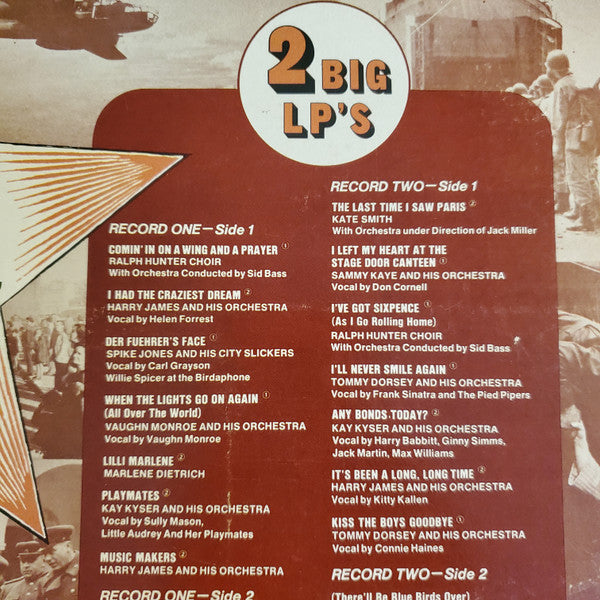 Various : The Greatest Hits Of The War Years (2xLP, Comp)