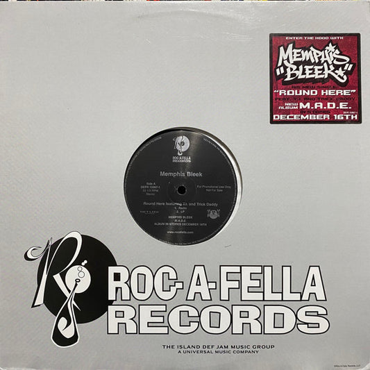 Memphis Bleek Featuring T.I. And Trick Daddy - Round Here (12") (VG+) - Endless Media