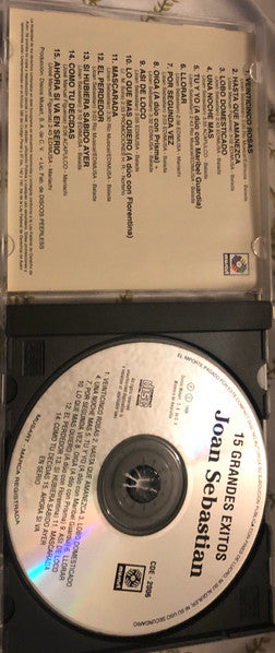 Joan Sebastian : 15 Grandes Éxitos  (CD, Advance, Comp, Ltd)