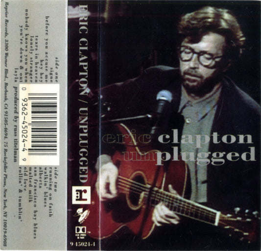 Eric Clapton : Unplugged (Cass, Album, SR,)