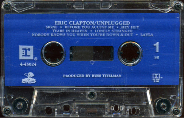 Eric Clapton : Unplugged (Cass, Album, SR,)