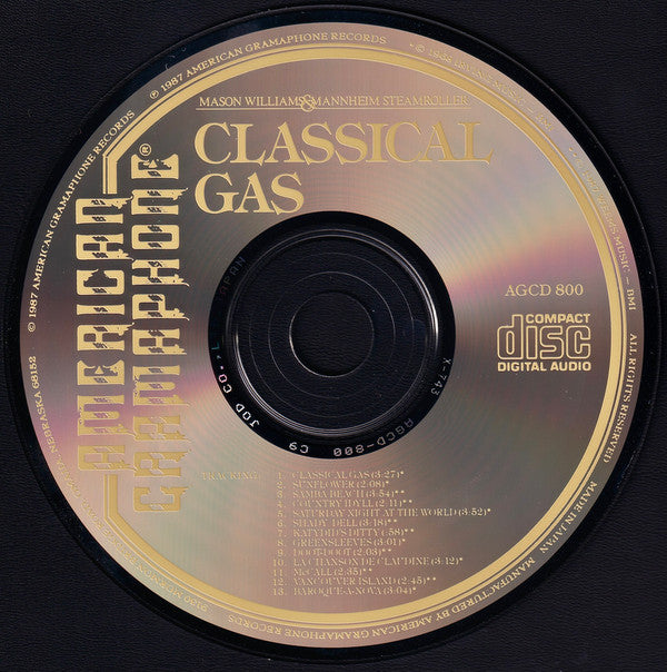 Mason Williams & Mannheim Steamroller : Classical Gas (CD, Album)
