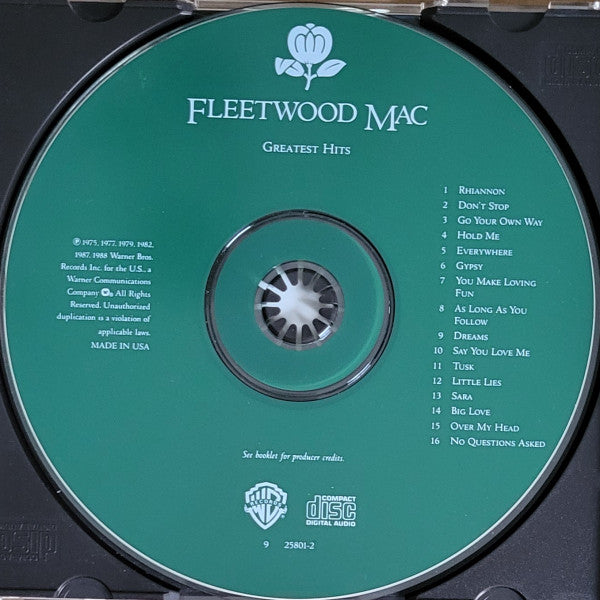 Fleetwood Mac : Greatest Hits (CD, Comp)