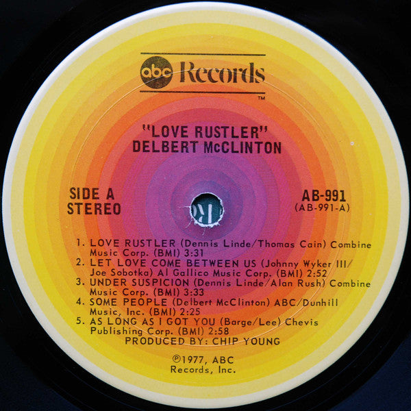 Delbert McClinton - Love Rustler (LP) (VG) - Endless Media