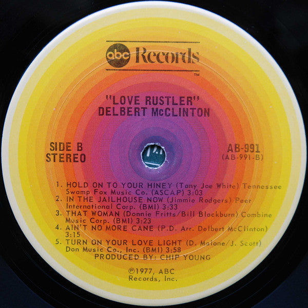 Delbert McClinton - Love Rustler (LP) (VG) - Endless Media