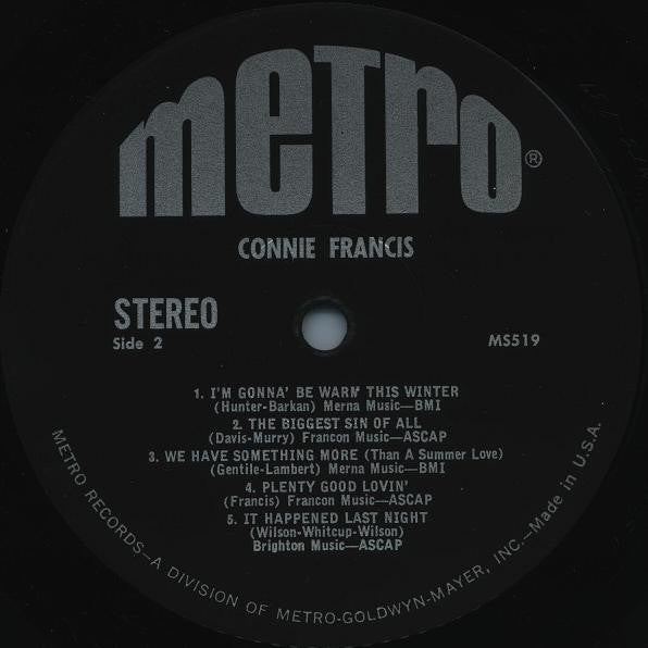 Connie Francis : Connie Francis (LP, Album)