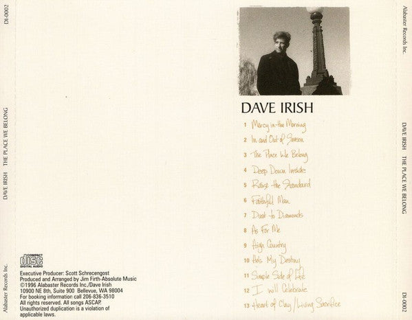 Dave Irish : The Place We Belong (CD)