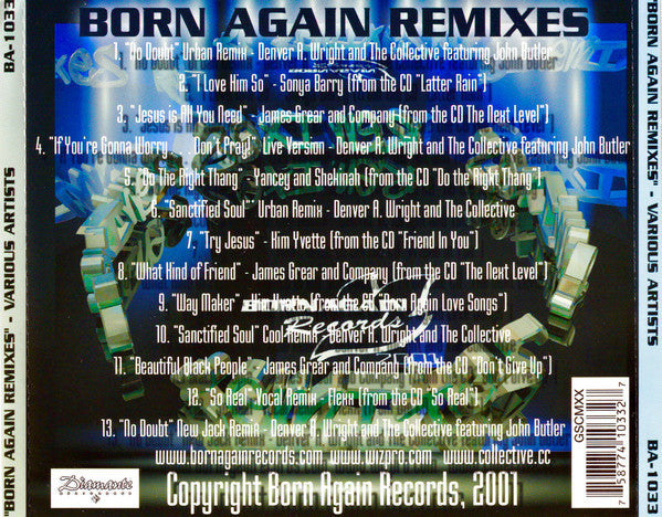 Various : Born Again Remixes (CD, Comp)