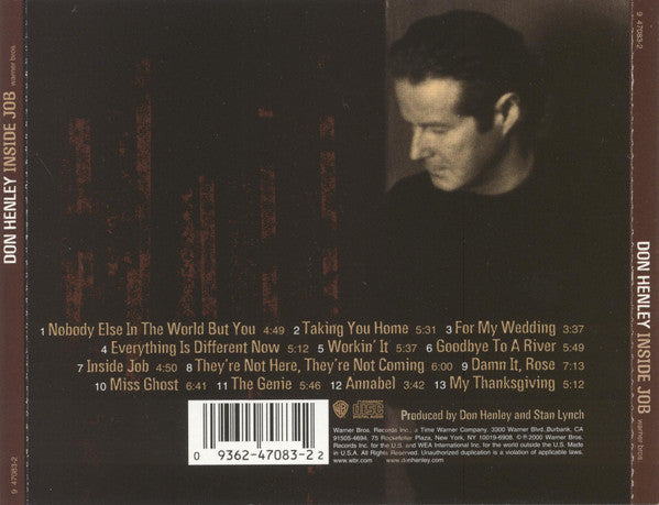 Don Henley : Inside Job (CD, Album)