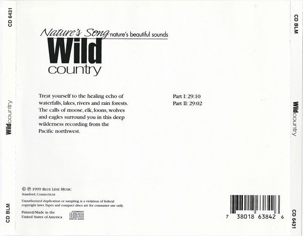No Artist : Wild Country (CD)