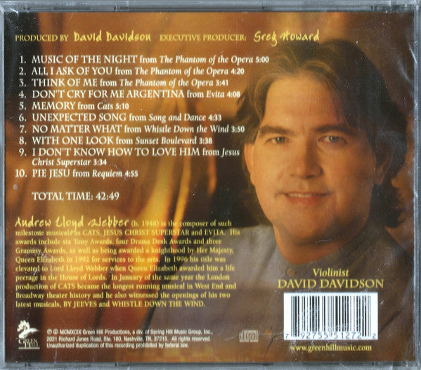 David Davidson : Phantom Of Broadway (CD, Album)
