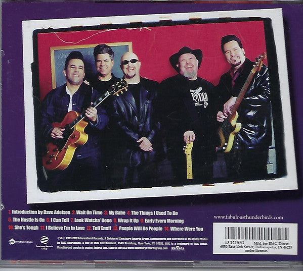 The Fabulous Thunderbirds : Live (CD, Album, Club)