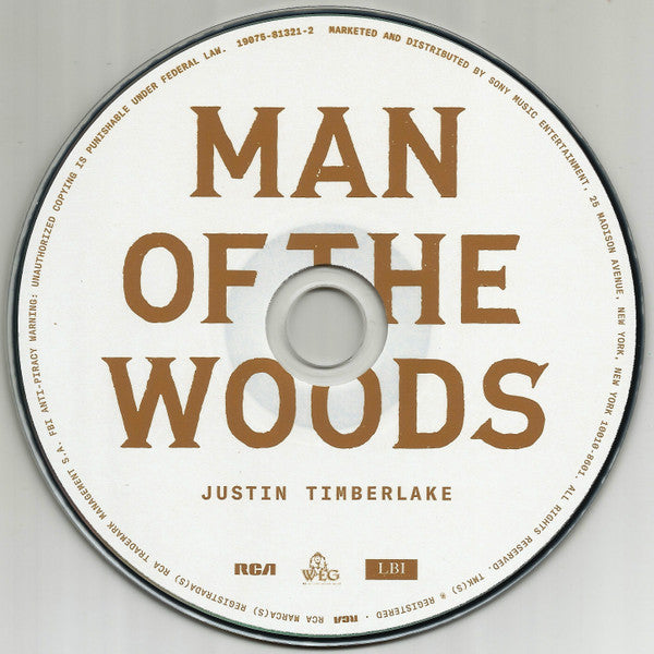 Justin Timberlake : Man Of The Woods (CD, Album)