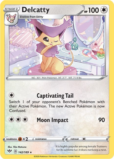 Delcatty [SWSH03 - 142/189] Pokemon Trading Card