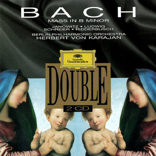 Johann Sebastian Bach - Herbert Von Karajan, Berliner Philharmoniker : Mass In B Minor (2xCD, Album, RE)