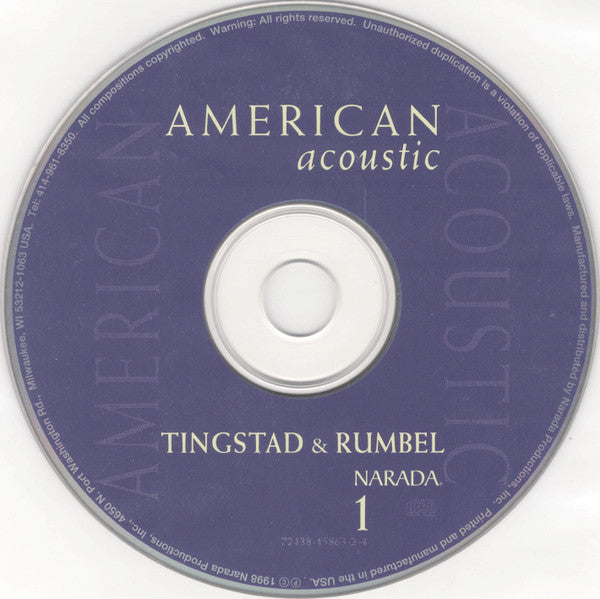 Tingstad & Rumbel : American Acoustic (2xCD, Comp)