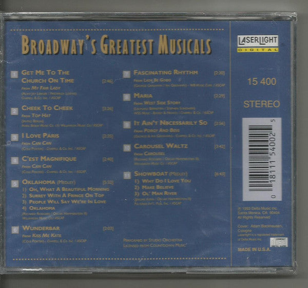 Unknown Artist - Broadway's Greatest Musicals (CD) (NM or M-) - Endless Media