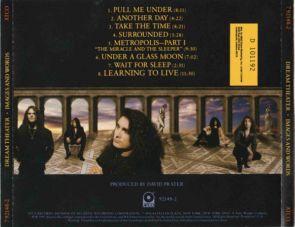 Dream Theater : Images And Words (CD, Album, Club, All)