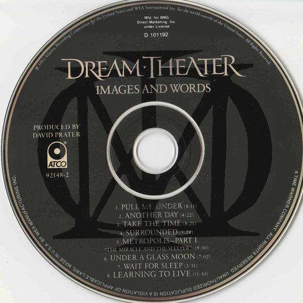 Dream Theater : Images And Words (CD, Album, Club, All)