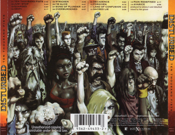Disturbed : Ten Thousand Fists (CD, Album)