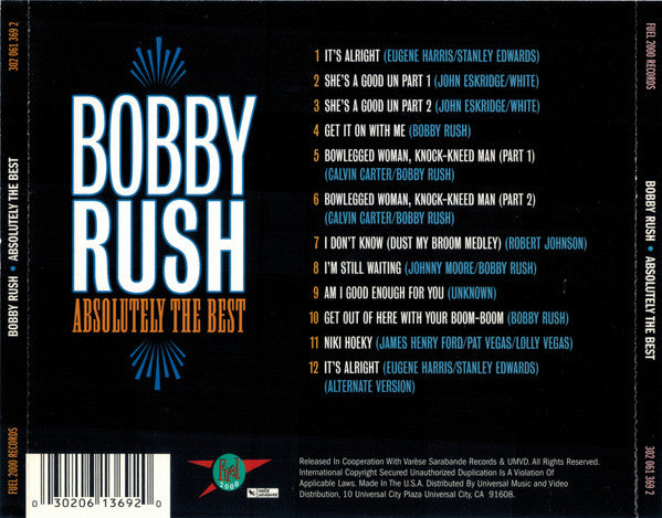 Bobby Rush : Absolutely The Best (CD, Comp)