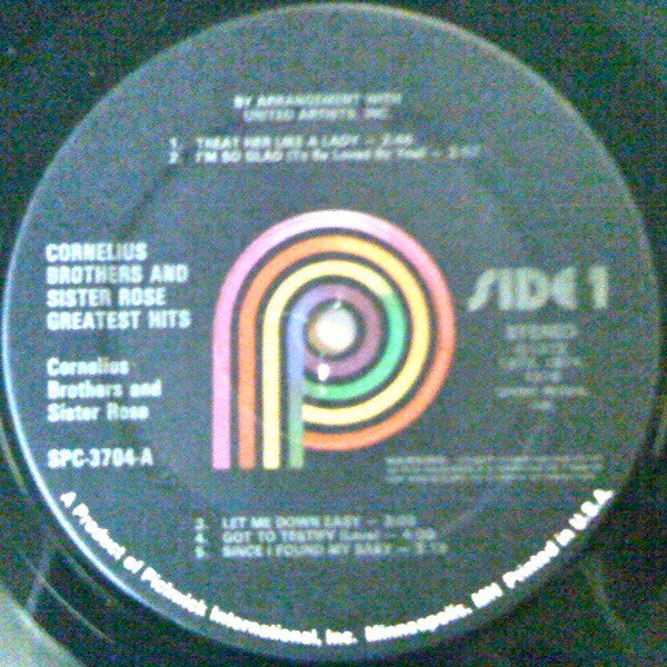 Cornelius Brothers & Sister Rose : Greatest Hits (LP, Comp, RE)