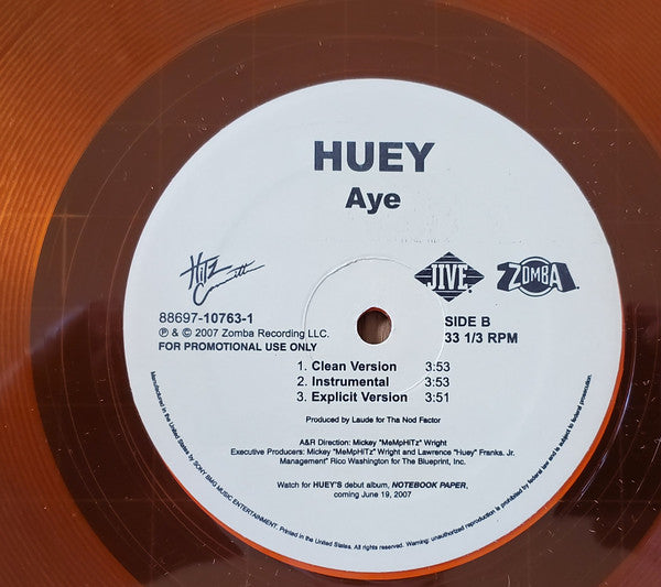 Huey  - Pop Lock & Drop It Remix (12") (VG+) - Endless Media