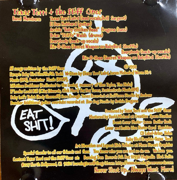 Texas Terri & The Stiff Ones : Eat Shit! (CD, Album)