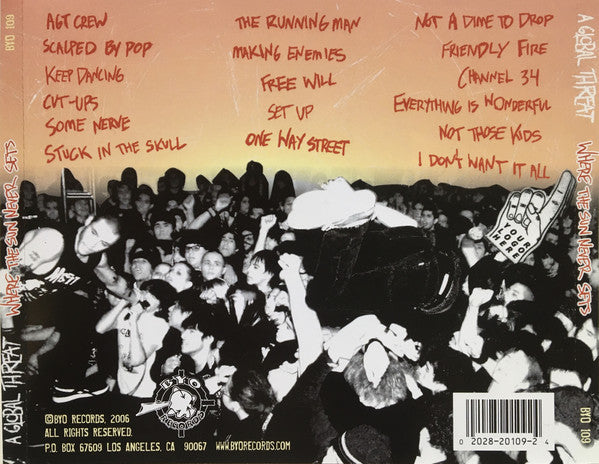 A Global Threat : Where The Sun Never Sets (CD, Album)