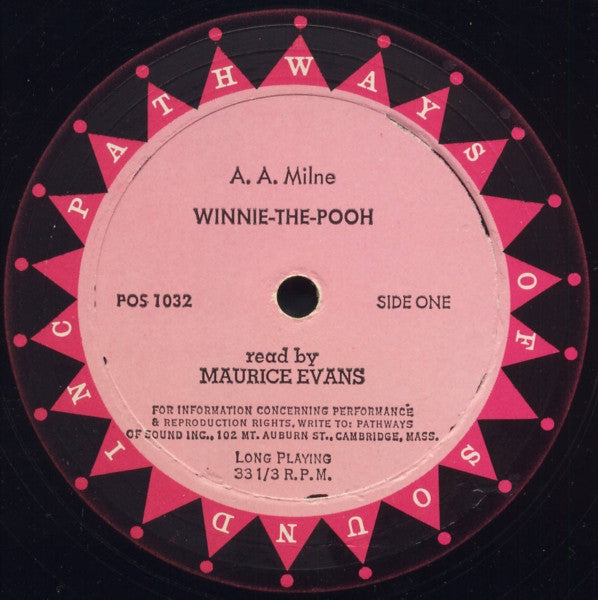 Maurice Evans (2) Reads A. A. Milne : Winnie-The-Pooh (LP, Album)
