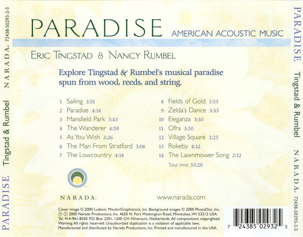 Tingstad & Rumbel : Paradise (CD, Album)