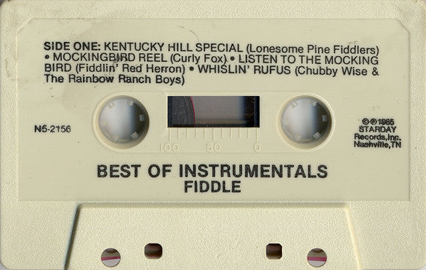 Various : The Best Of The Instrumentals: Fiddle (Best In Fiddlin' Ever) (Cass, Comp, Bei)