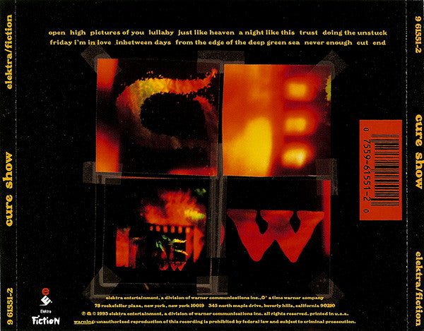 The Cure : Show (CD, Album)