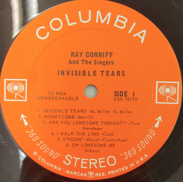 Ray Conniff And The Singers - Invisible Tears (LP) (VG) - Endless Media