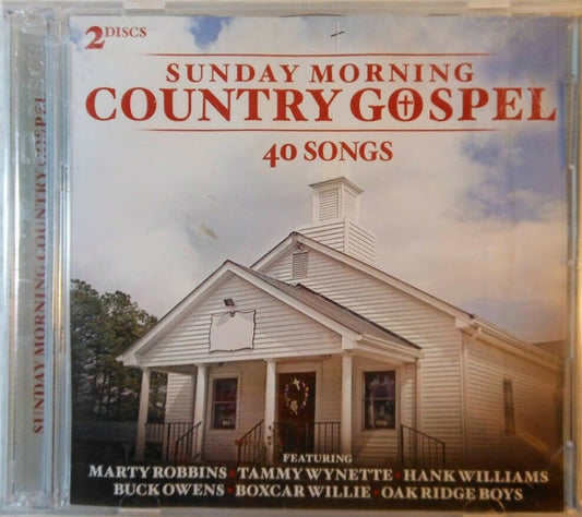 Various : Sunday Morning Country Gospel (2xCD, Comp)