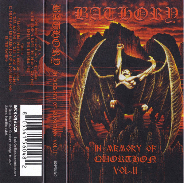Bathory : In Memory Of Quorthon Vol. II (Cass, Comp, RE)