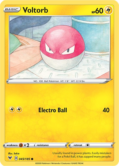 Voltorb [SWSH04 - 045/185] Pokemon Trading Card