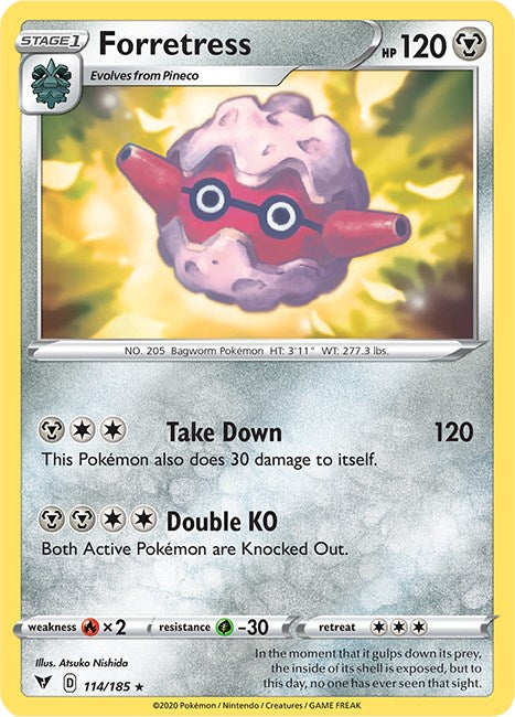 Forretress [SWSH04 - 114/185] Pokemon Trading Card