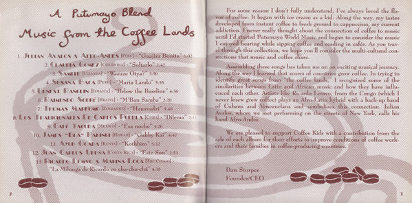 Various : A Putumayo Blend (Music From The Coffee Lands) (CD, Comp)