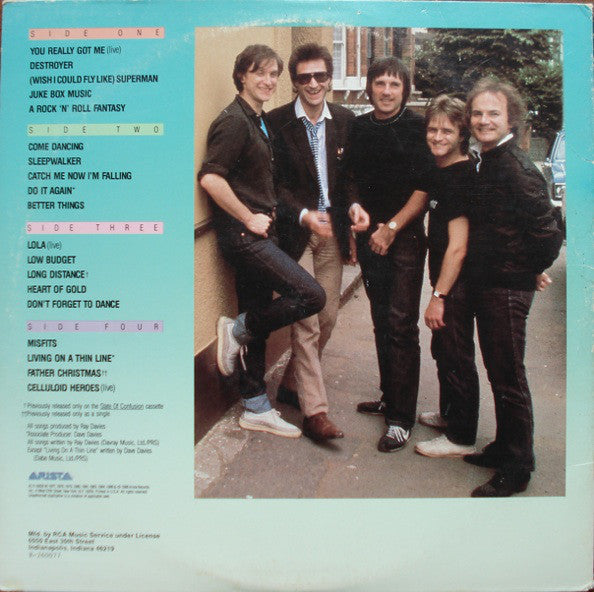 The Kinks : Come Dancing With The Kinks (The Best Of The Kinks 1977-1986) (2xLP, Comp, Club, RCA)