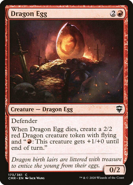 Dragon Egg [CMR - 173] Magic the Gathering MTG Trading Card