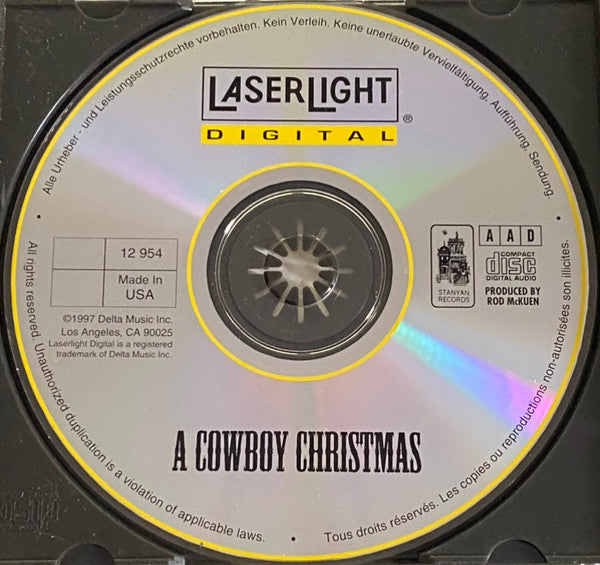 Various : A Cowboy Christmas: Carols By The Old Corral (CD, Comp, Mono)