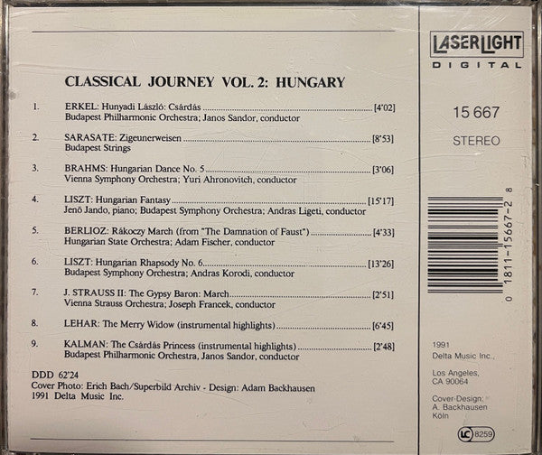 Various : Classical Journey Vol. 2: Hungary (CD, Comp)