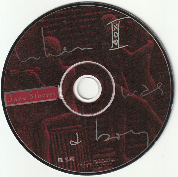 Jane Siberry : When I Was A Boy (CD, Album, RP)