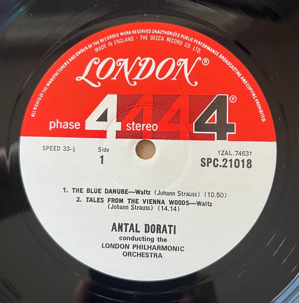 Johann Strauss Jr. / Antal Dorati / London Philharmonic Orchestra : Strauss Waltzes (LP, Album, Gat)