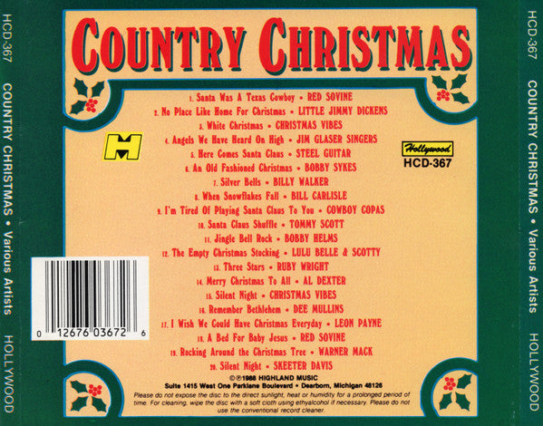 Various : Country Christmas (CD, Comp)