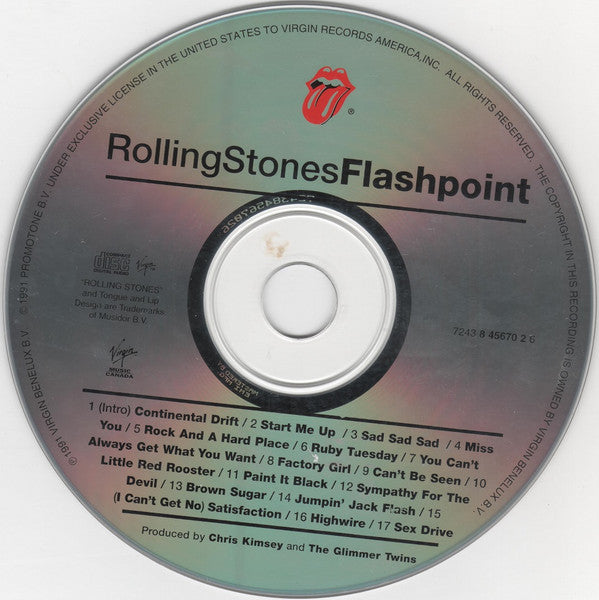 The Rolling Stones : Flashpoint (CD, Album, RM)