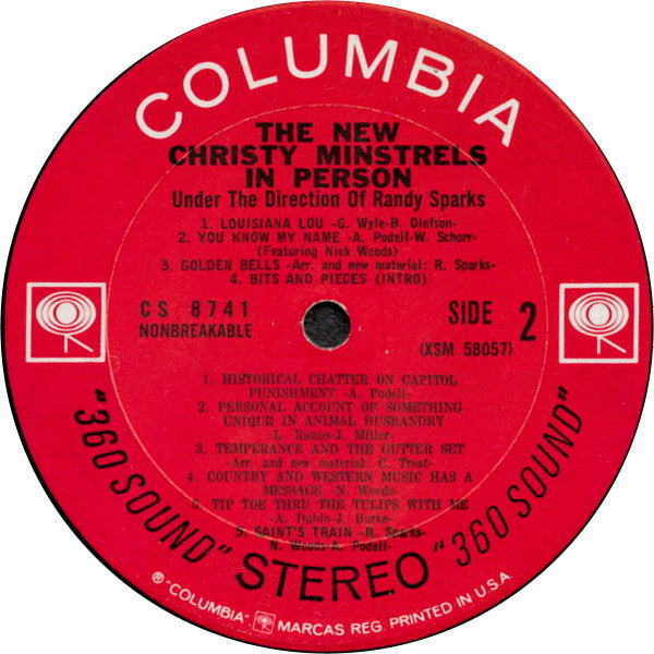 The New Christy Minstrels - In Person (LP) (G) - Endless Media