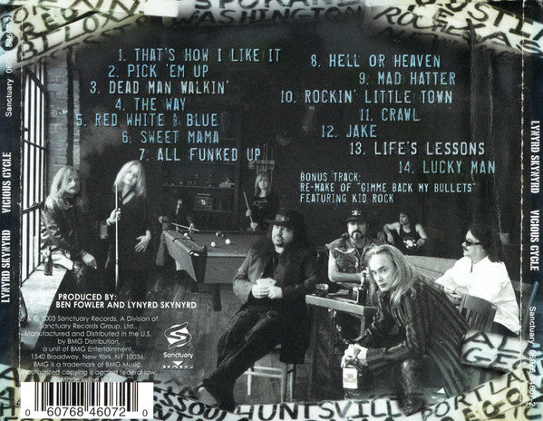 Lynyrd Skynyrd : Vicious Cycle (CD, Album)