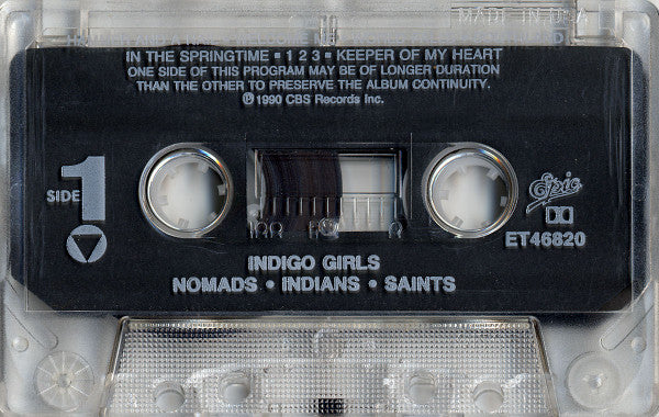 Indigo Girls : Nomads · Indians · Saints (Cass, Album, Dol)